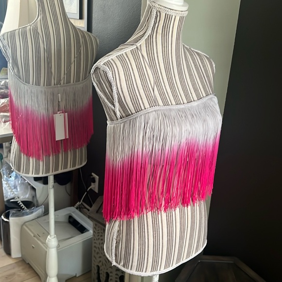🛑 1 hour sale. Free People, Lisa Maree, ombre fringe top, various sizes - Picture 1 of 9